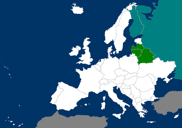 Distribution map Aeshna crenata
