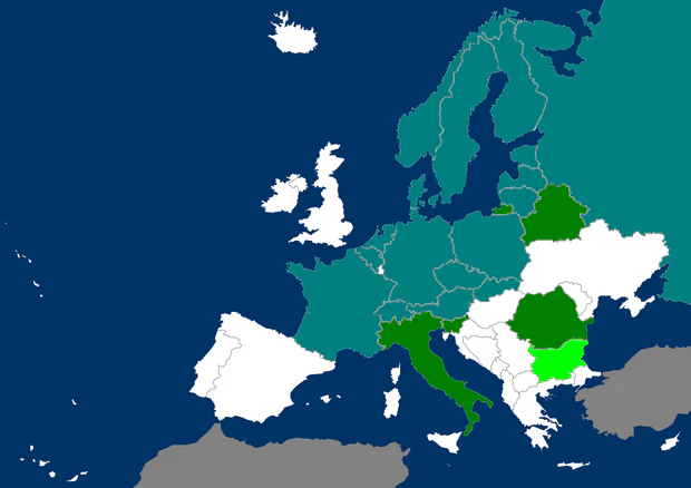 Distribution map Aeshna subarctica