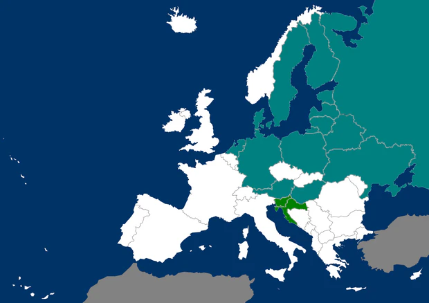 Distribution map Aeshna viridis