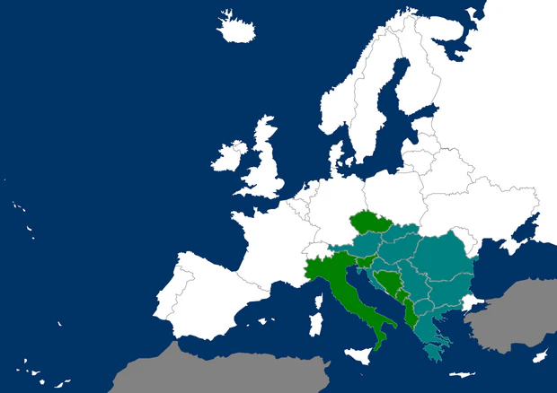 Distribution map Cordulegaster heros