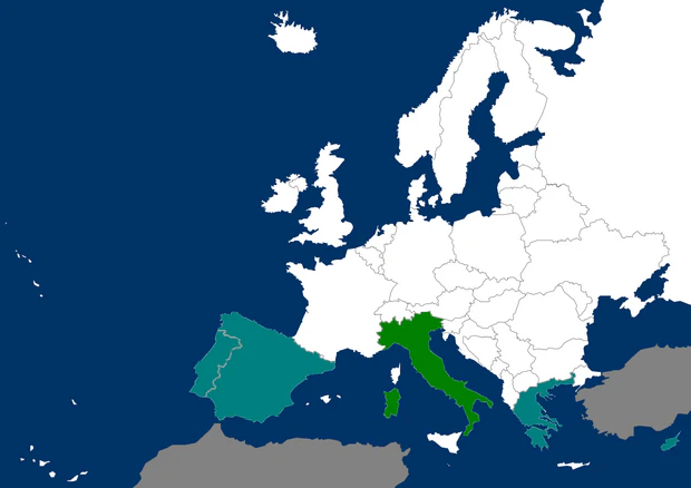 Distribution map Diplacodes lefebvrii