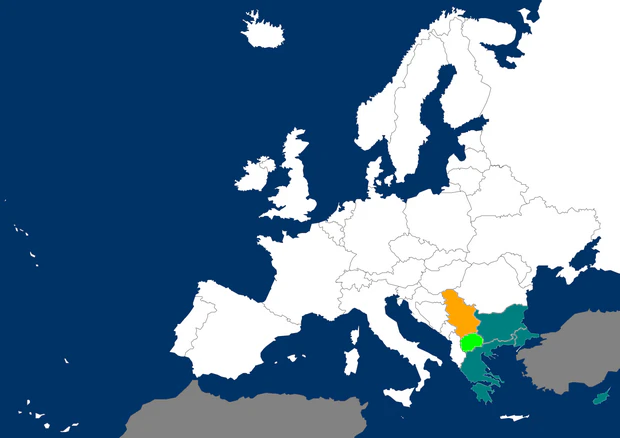 Distribution map Epallage fatime