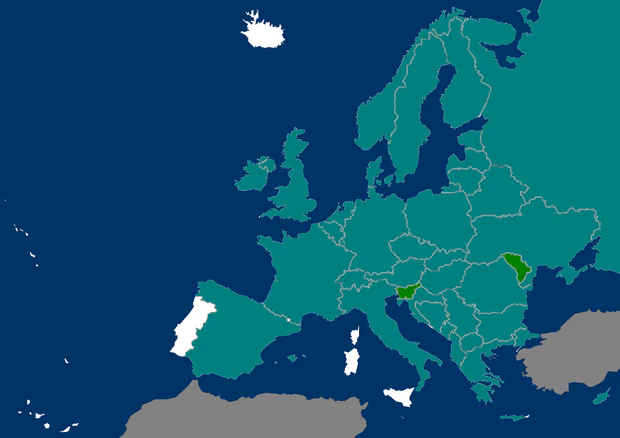 Distribution map Ischnura elegans