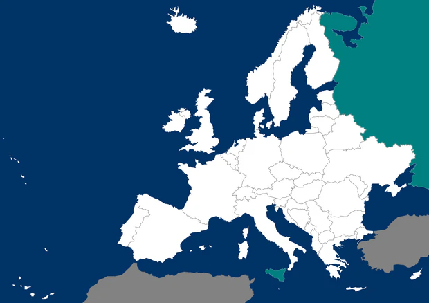 Distribution map Ischnura fountaineae