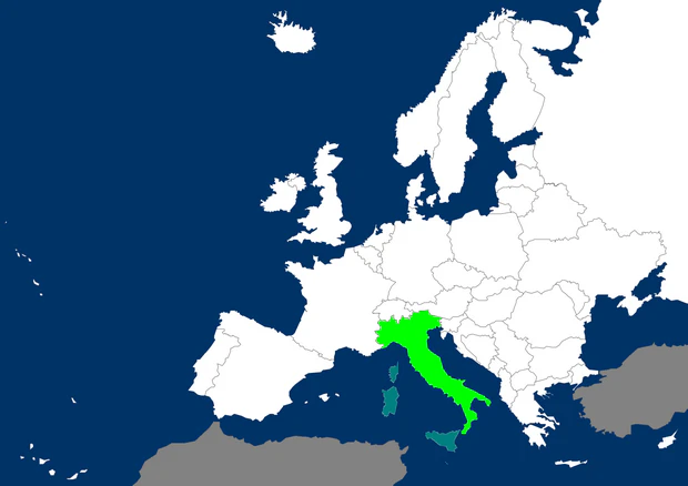 Distribution map Ischnura genei
