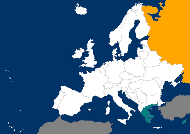 Distribution map Orthetrum sabina