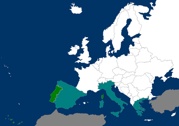 Distribution map Orthetrum trinacria