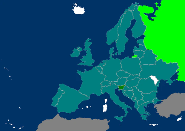 Distribution map Pyrrhosoma nymphula
